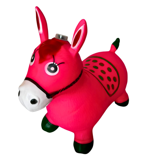 Cavalinho Upa Upa inflavel Pocoto Brinquedo Pula Pula Musica Infantil Com Musica e Led