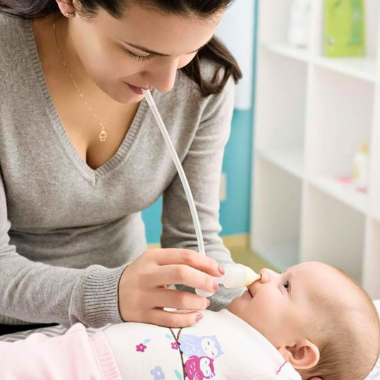 Aspirador Nasal Infantil Com Sucção Limpeza Nariz Entupido - Buba