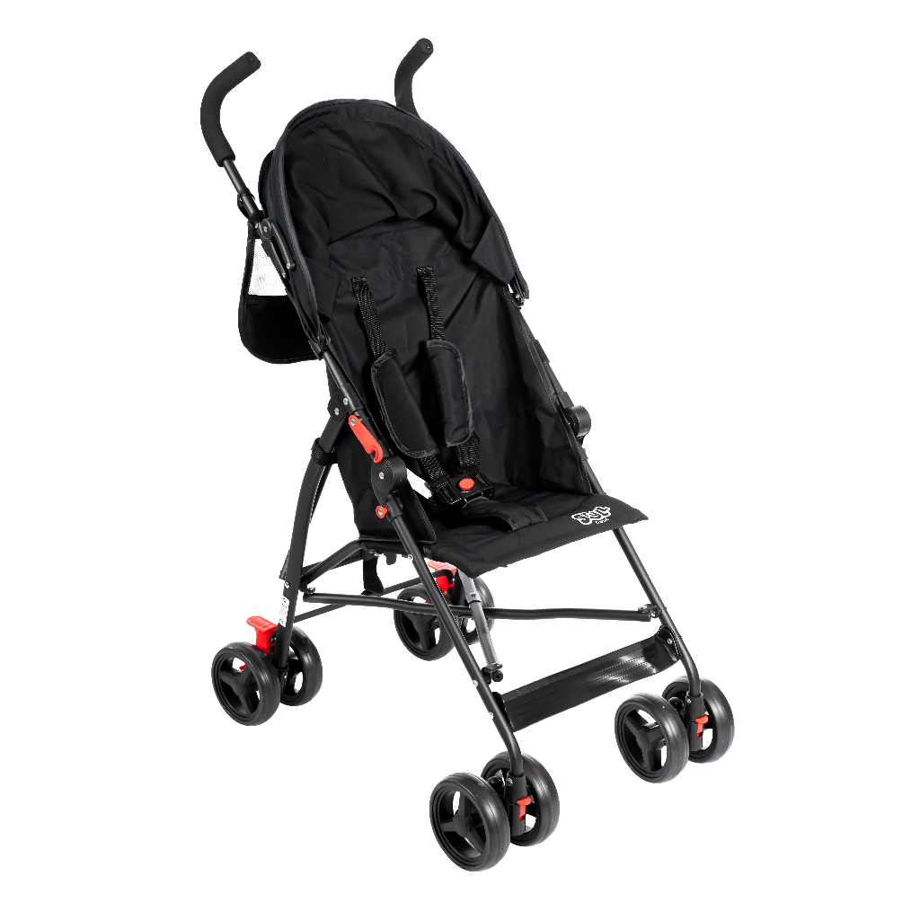 Carrinho De Bebê Passeio Guarda Chuva Styll Baby Preto