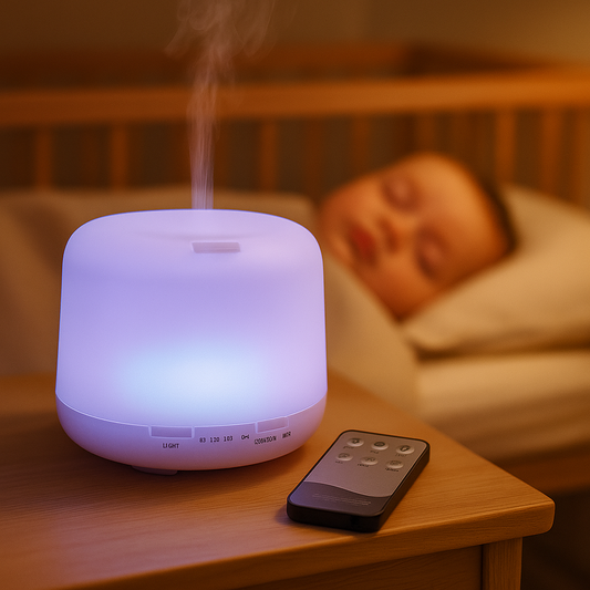 Mini Difusor Ultrassônico 300ml com LED – Aromas e Luz Decorativa