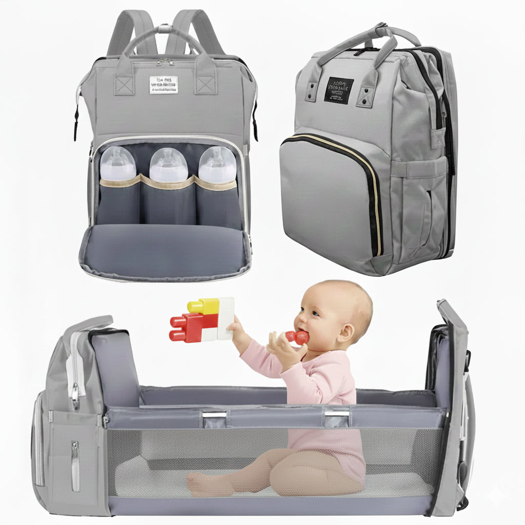 Mochila/Bolsa Maternidade que Vira Berço