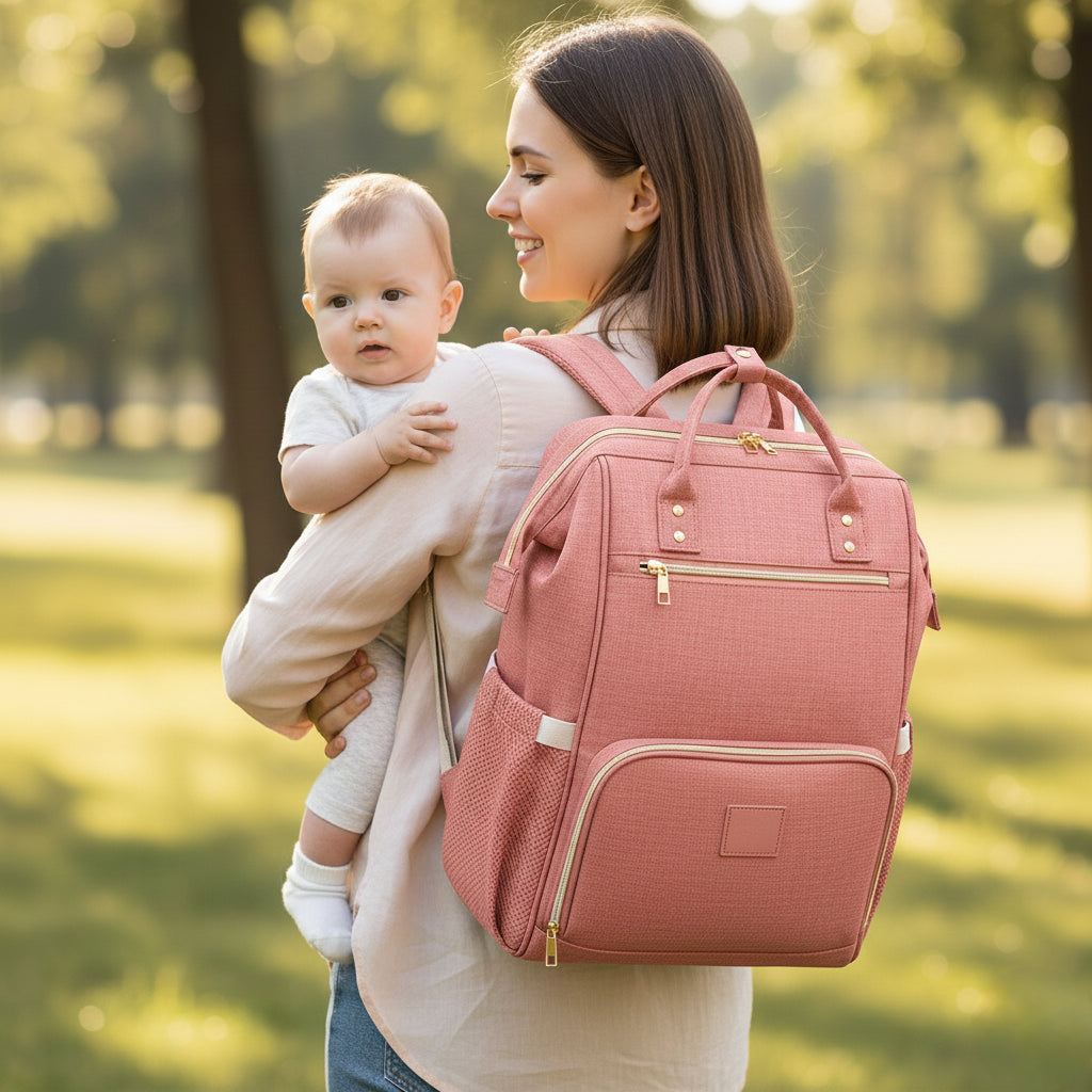 Mochila/Bolsa Maternidade que Vira Berço