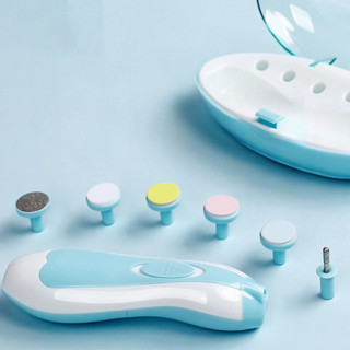 Lixa de Unha Elétrico Aparador Cortador Para Bebê Infantil Com Estojo