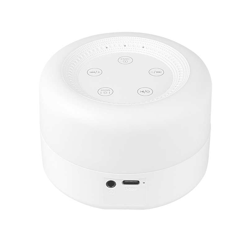 Máquina De Ruído Branco Para Crianças Com Luz Noturna USB Recarregável Sleep Sound Player