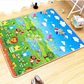 Tapete de Atividades Térmico 120x90 Infantil Emborrachado Educativo Bebê Crianças Tatame Dobrável