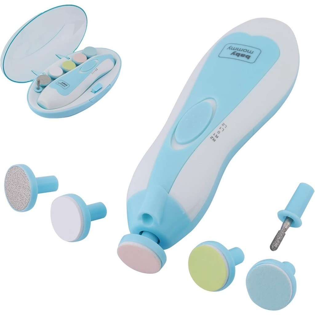 Lixa de Unha Elétrico Aparador Cortador Para Bebê Infantil Com Estojo