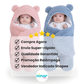 Saco de Dormir Bebe Ursinha Menina e Menino Maternidade | 6 Cores Disponíveis