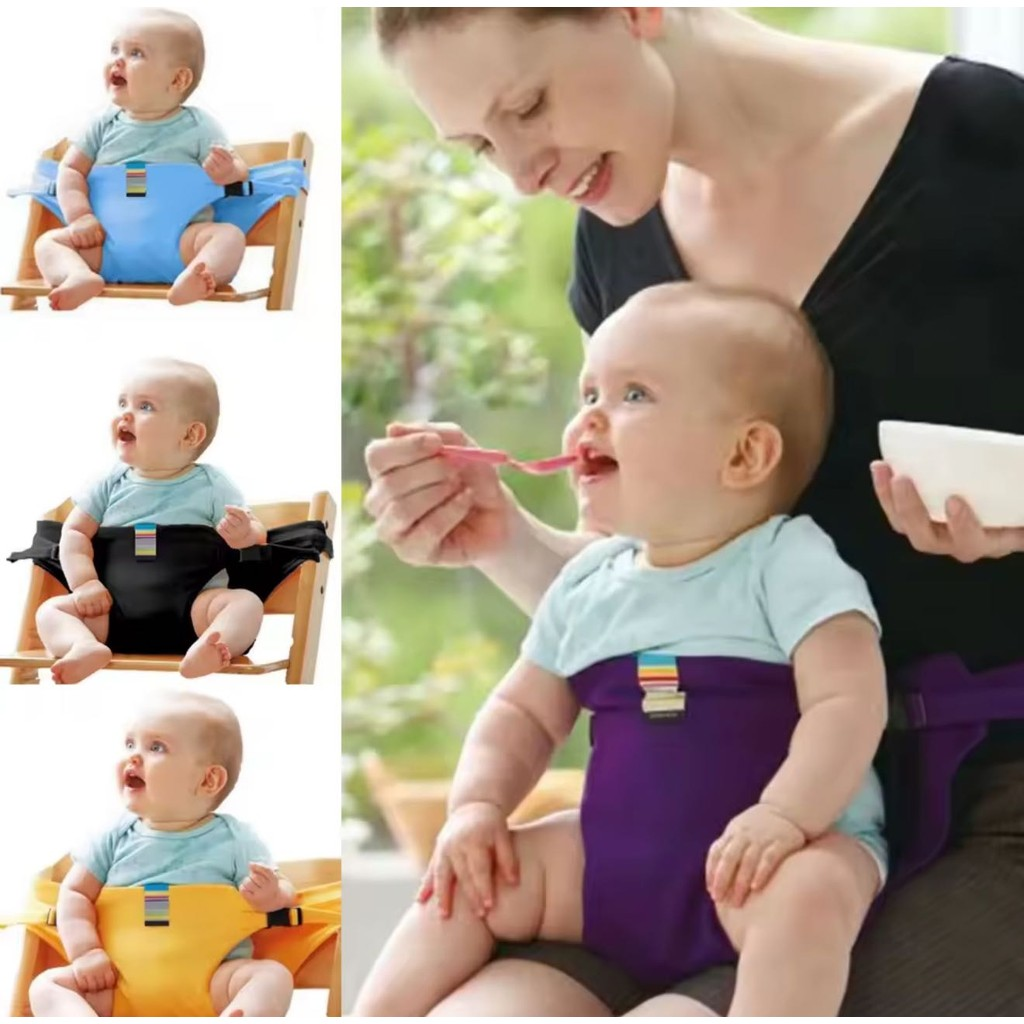 Cinto De Alimentação Infantil Assento De Segurança Portátil Para Bebê Cadeira Refeição Viagem Prática